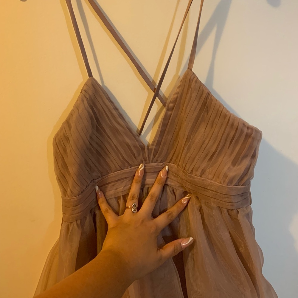 Mini puff dress